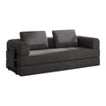 Convertible Sleeper Sofa Bed With Cylindrical Pillow