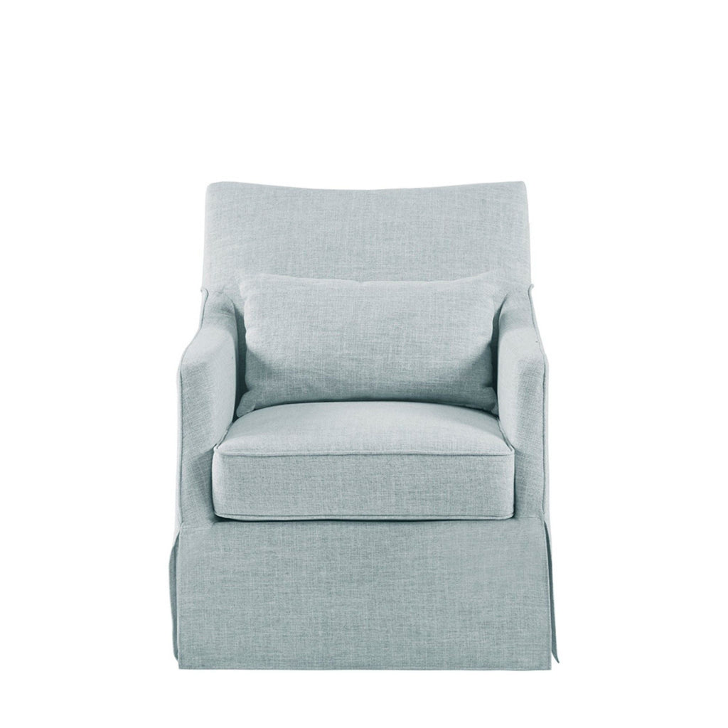 Traditional Design London Skirted Swivel Chair