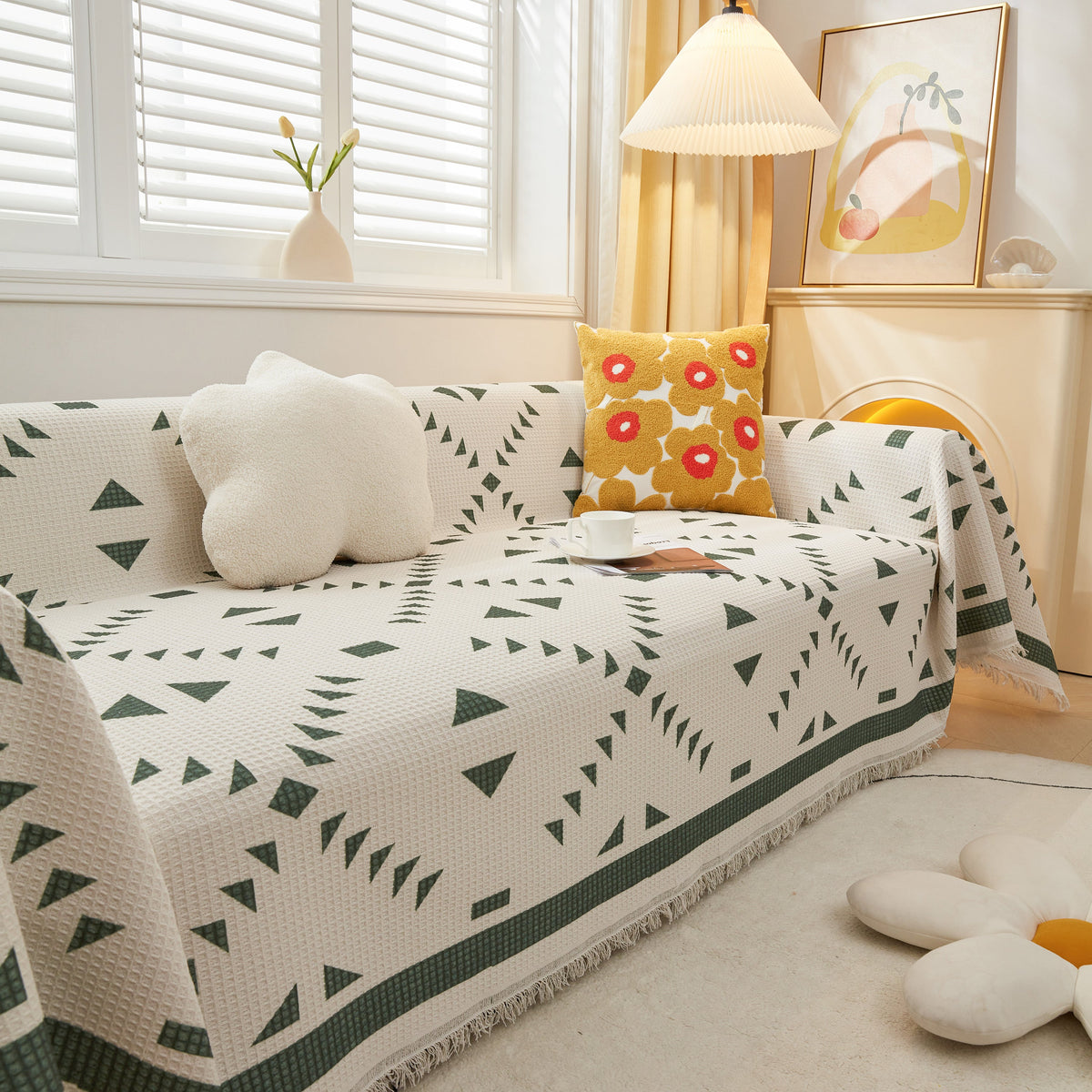 High-Quality Fabric Non-Slip Sofa Cover Throw, Throw Blankets for Couch, Furniture Covers for Pets