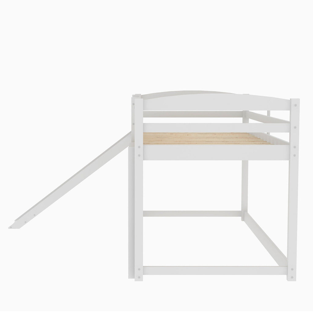 Durable Bunk Bed With Convertible Slide And Ladder