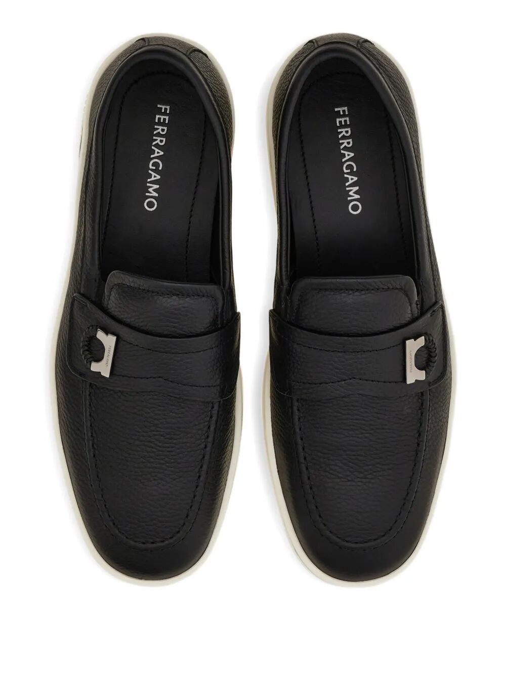 Ferragamo Men's Leather Moccasin Loafers