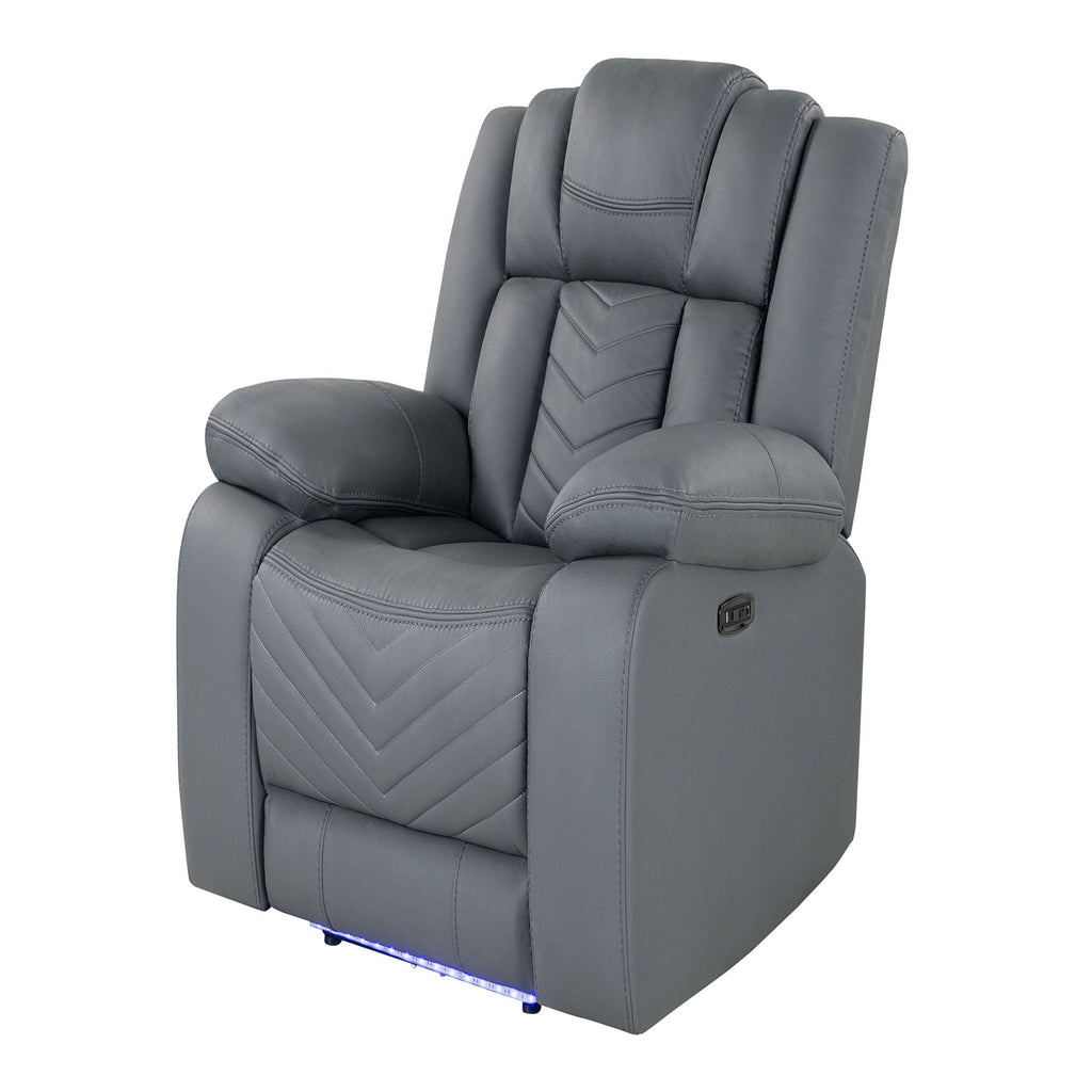 Raize - Power Living Room Set With Storage Console And Cup Holders