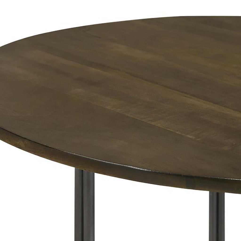 Accent Table With Slim Tripod Base - Brown