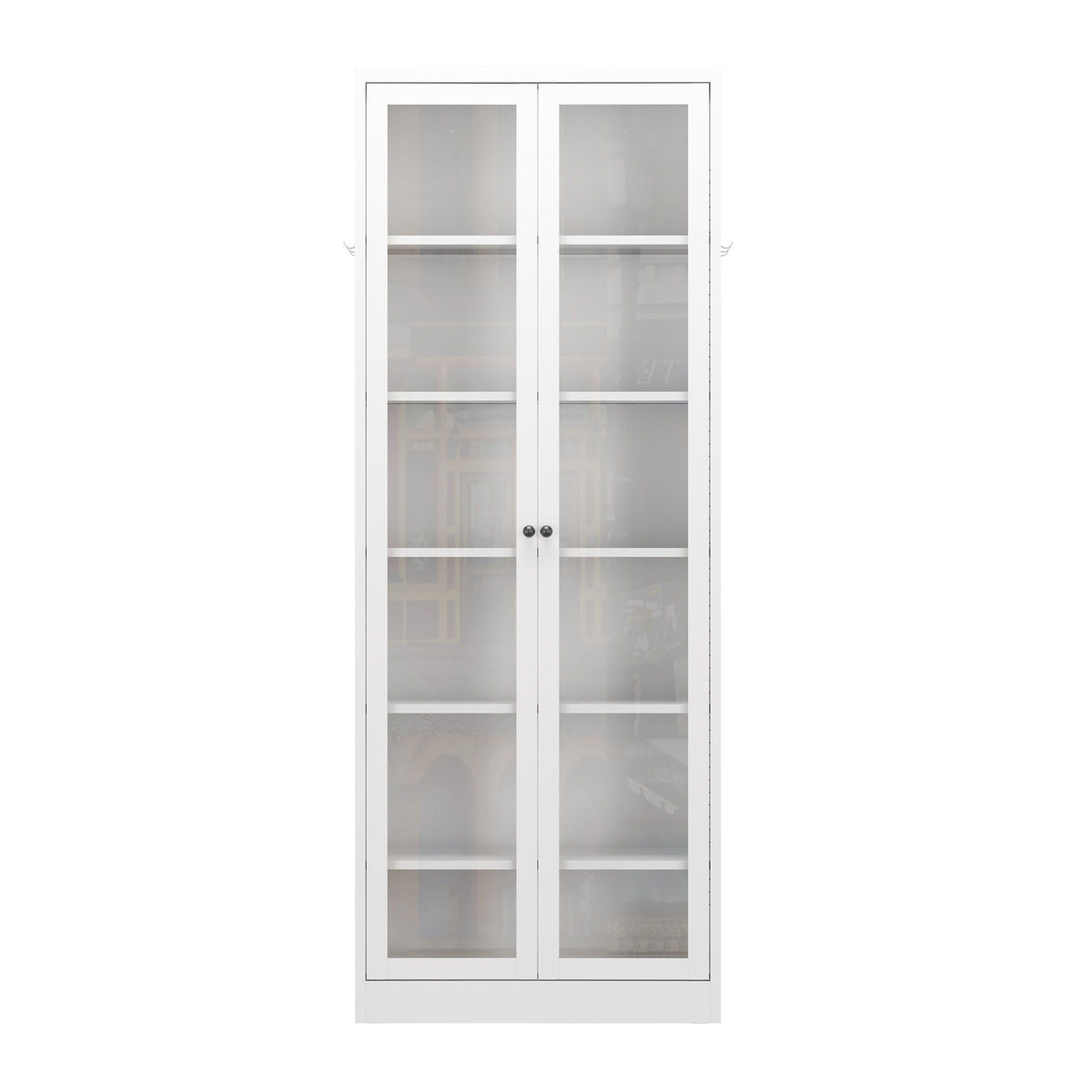 Kitchen Pantry Cabinet With 5 Adjustable Shelves, Freestanding Storage For Kitchen - White
