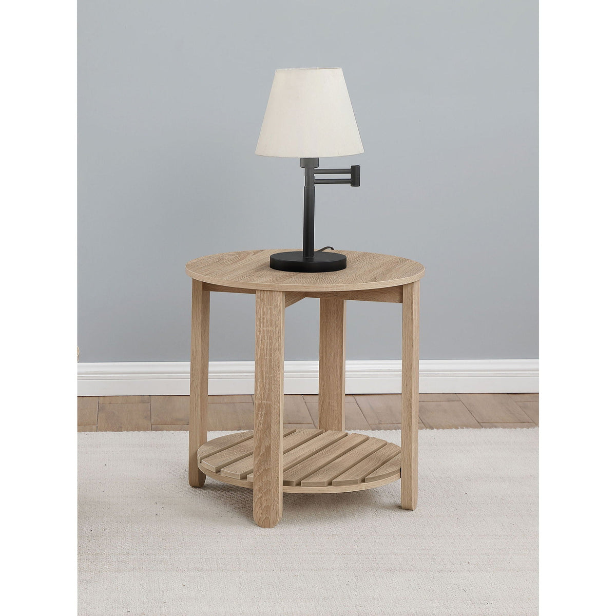 Altos - 1 Shelf Round Table