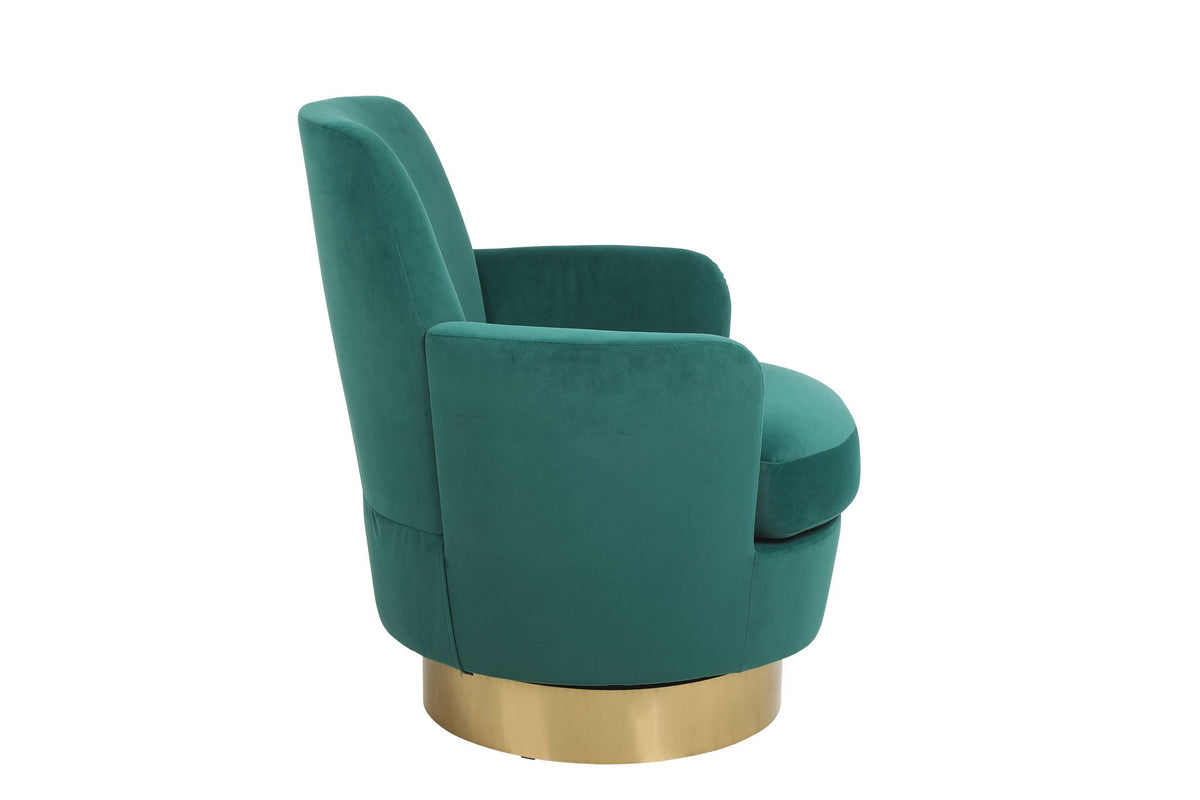 Teddy Swivel Barrel Chair, Swivel Accent Chairs Armchair For Living Room