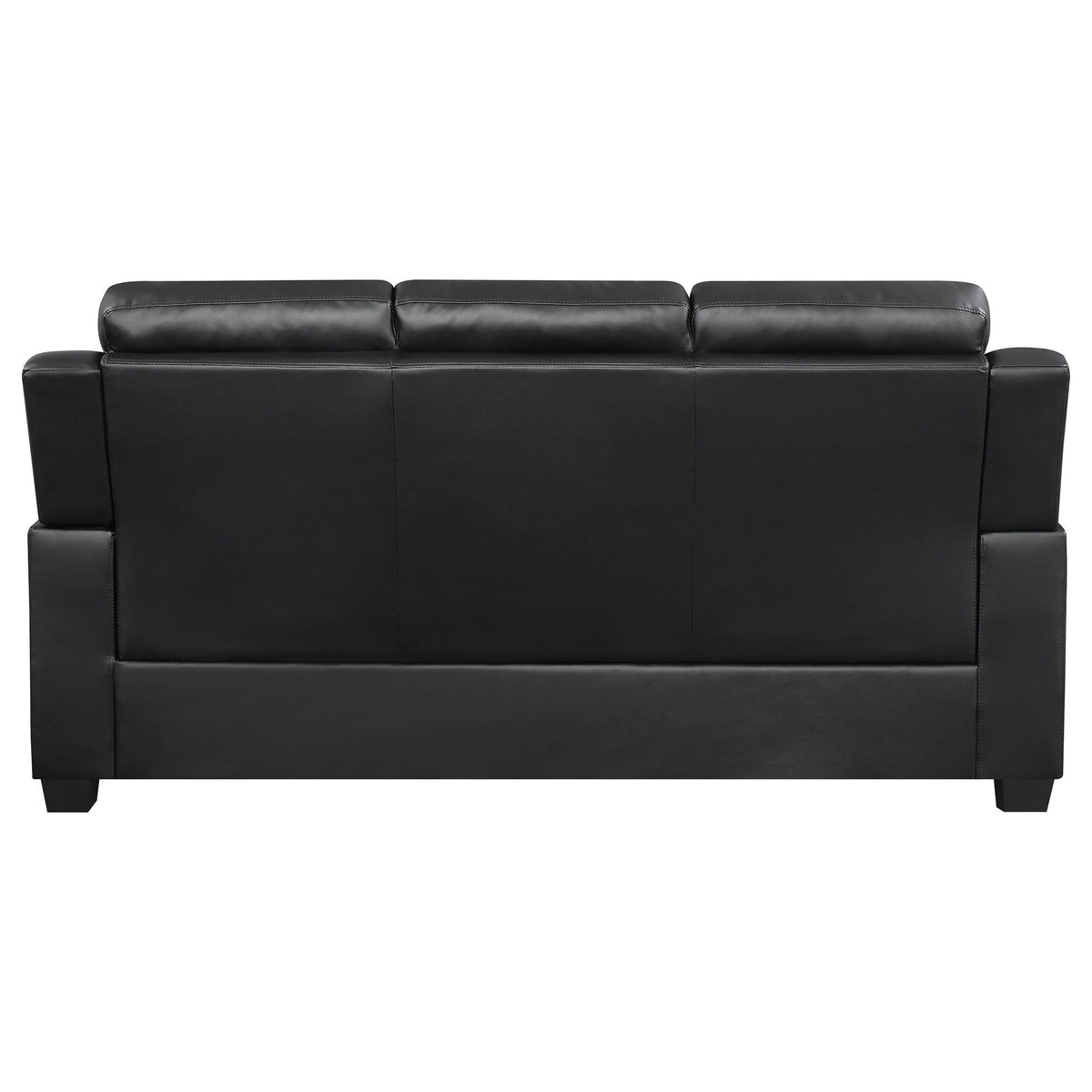 Eaton - Padded Sofa With Tufted Design - Black