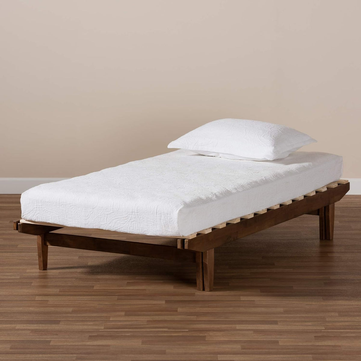 Bed Frames, Twin/King, Walnut