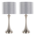 Lenuxe - Contemporary Table Lamp Built In USB Port (Set of 2)