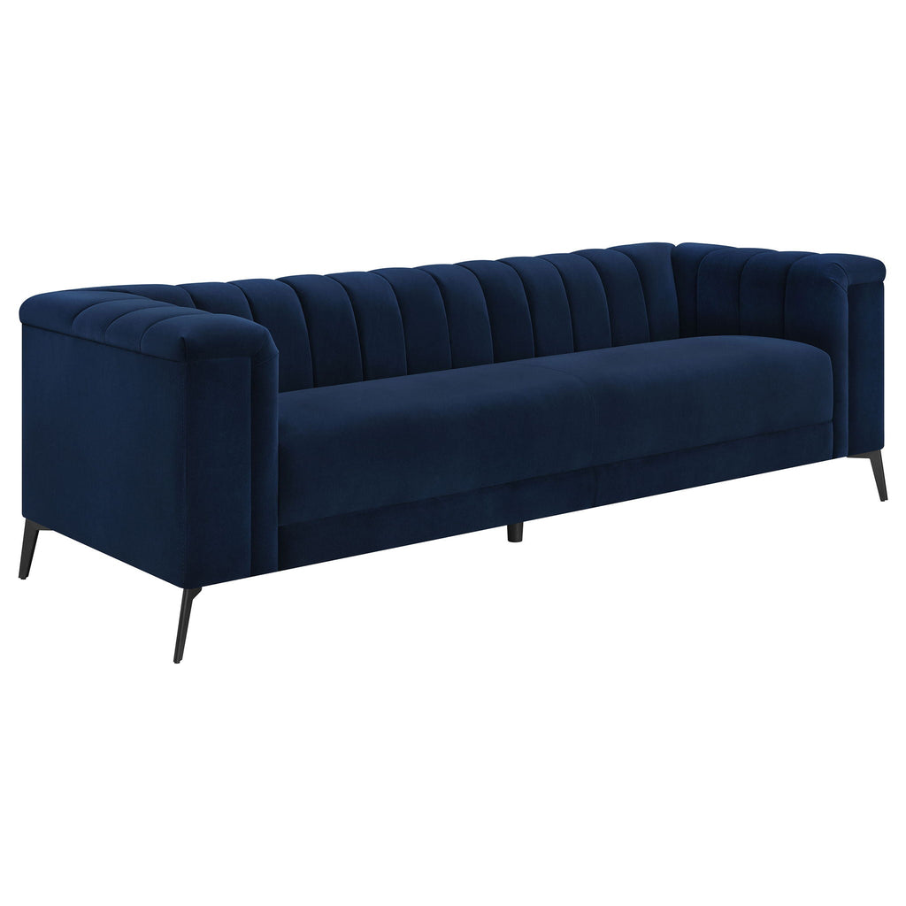 Darci - Tuxedo Arm Living Room Set