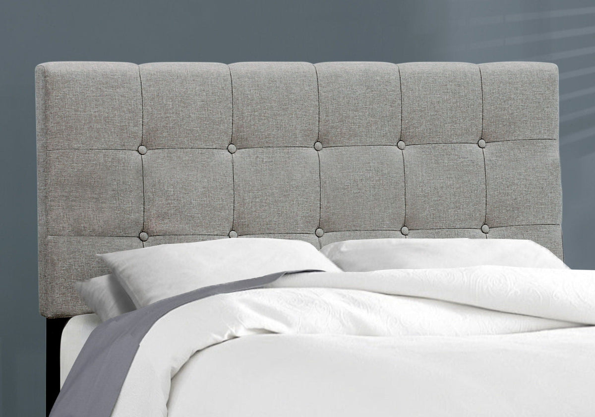 Transitional Upholstered Bed Frame