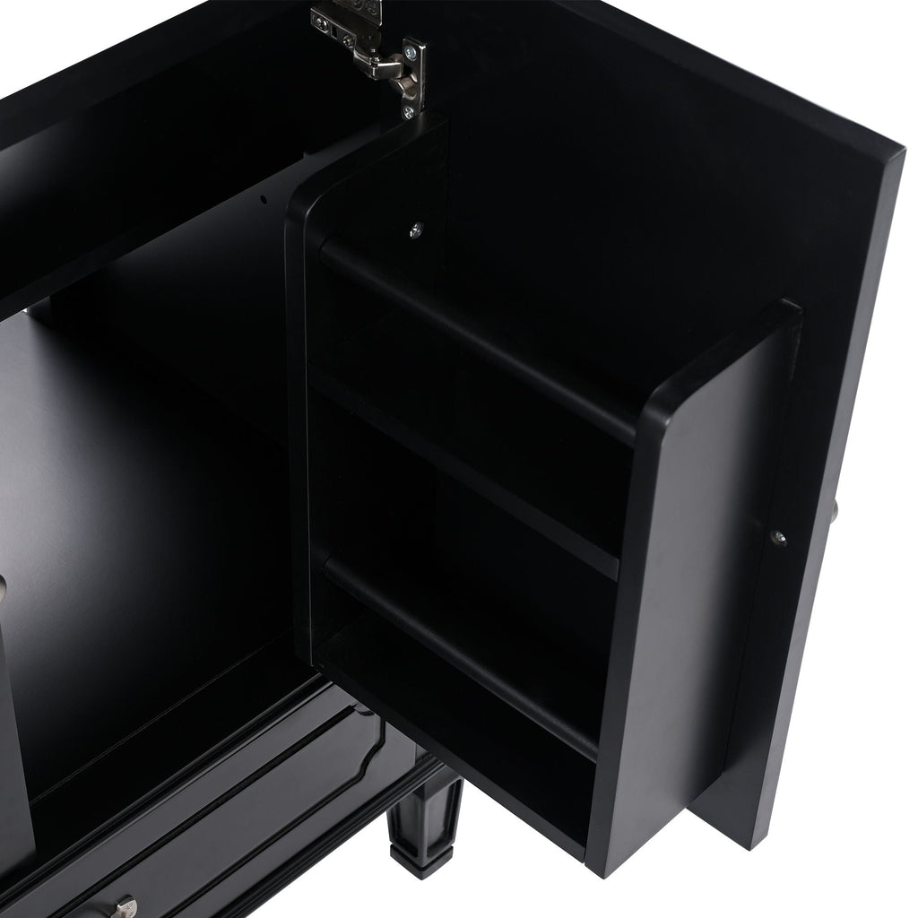 Bathroom Vanity With Sink, Soft Closing Door, Multi Functional Storage