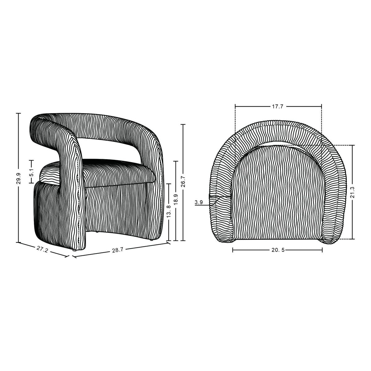 Corvette - Lounge Chair