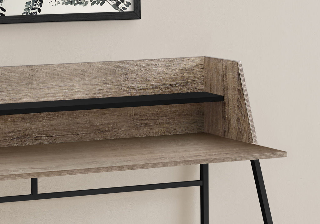 Computer Desk for Home Office Laptop with Storage Shelves, Contemporary & Modern
