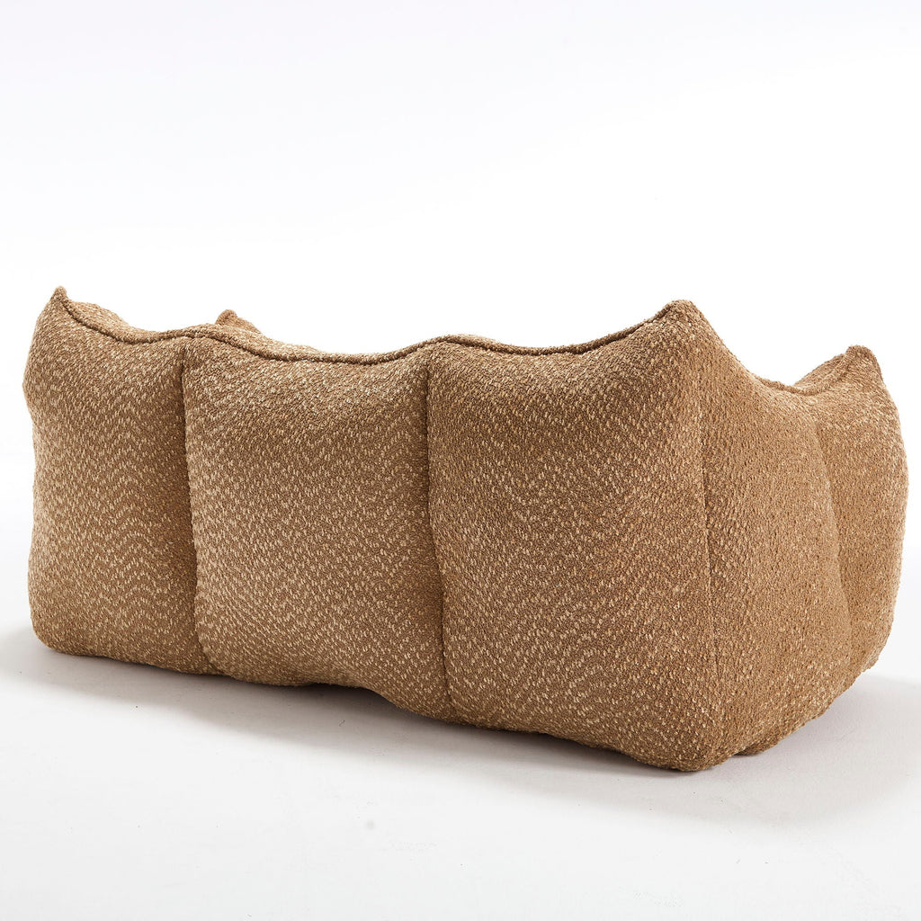 Comfortable Dual Beanbag Chair With High Resilience Foam Core For 2 People