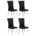 Elegant Upholstered Side Chairs (Set of 4)