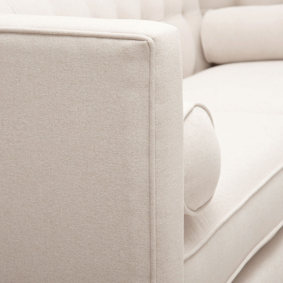 Jack - Modern Tuxedo Tufted Sofa