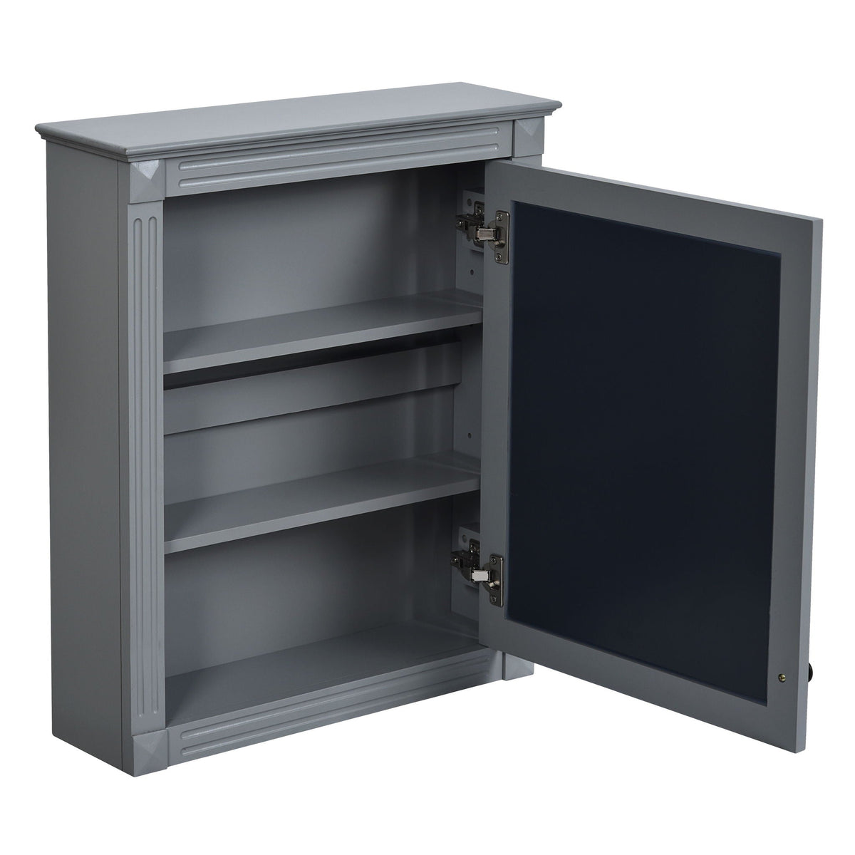 Wall Mounted Bathroom Storage Cabinet With Mirror, Medicine Cabinet With Height Adjustable Shelf