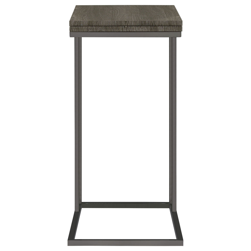 Mortimer - Snack Table With Expandable Top - Gray