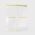 Frameless Double Sliding Soft-Close Shower Door, 3 / 8" (10Mm) Thick SGCC Tempered Glass Door, Matte