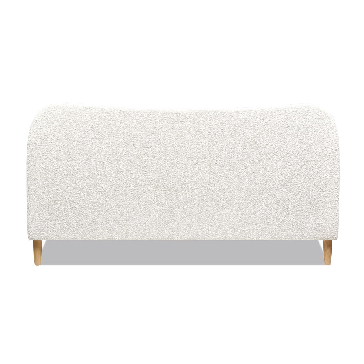 Roman - Curved Headboard Upholstered Platform Bed