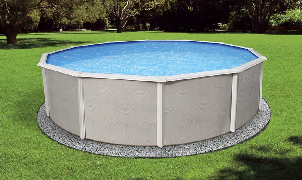 Belize round 52-In Deep 6-In Top Rail Swimming Pool Package