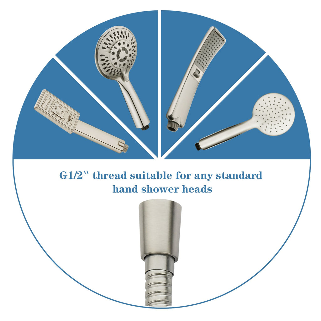 79 Inch Shower Hose For Hand Held Shower Head-Stainless Steel Hose