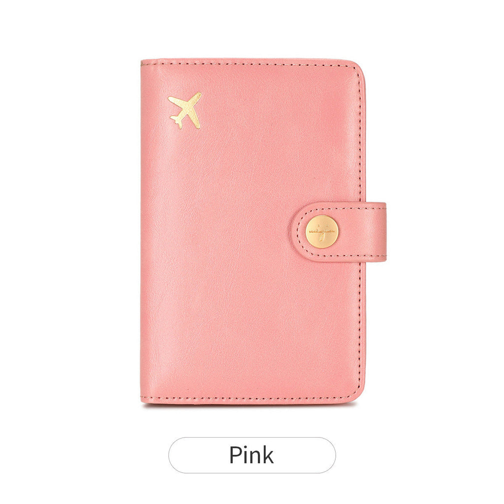 Bag Simple And Portable Multifunctional Passport Holder Fashion Document Storage Protective Cover