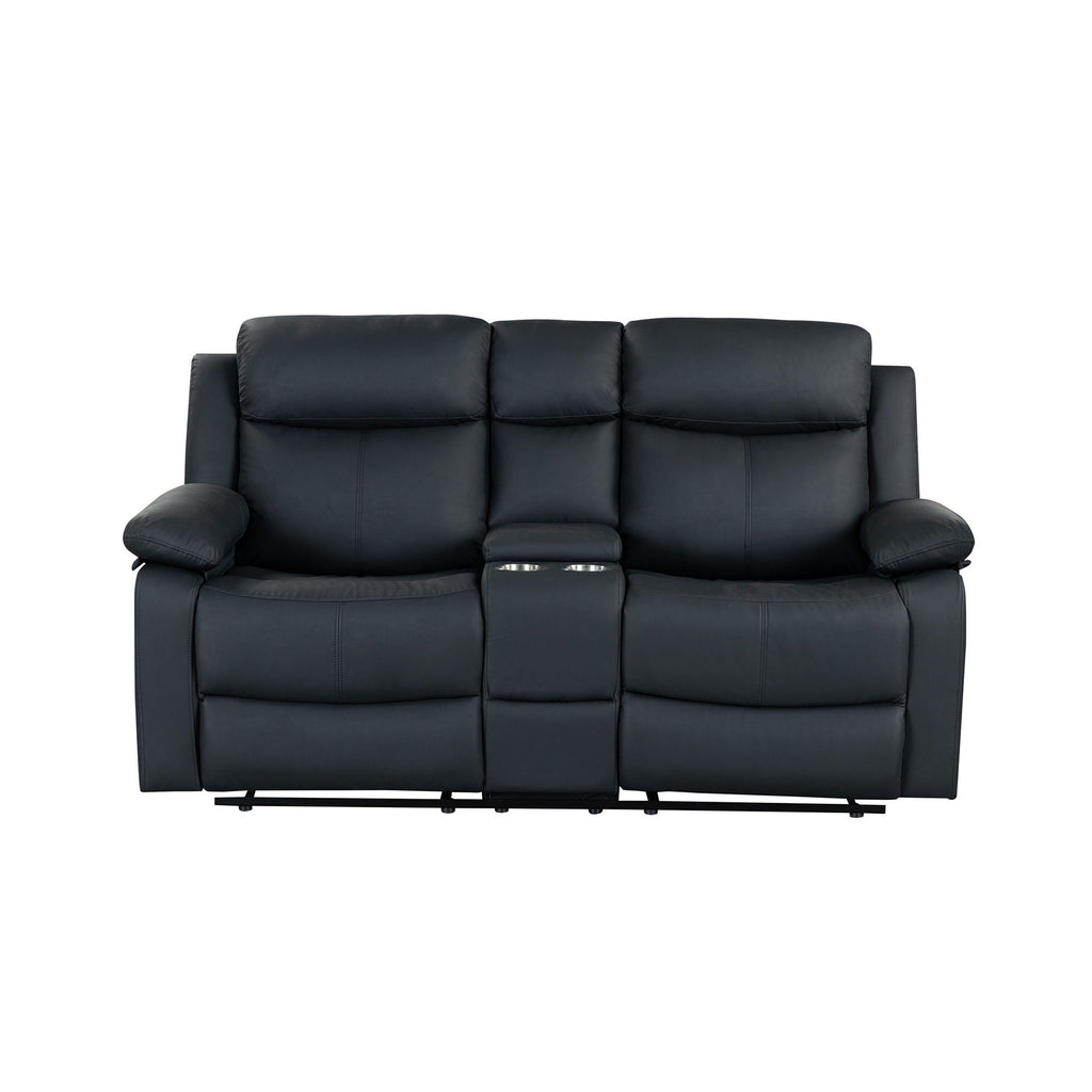 Blanche - Reclining Set With LED Lights, Speaker