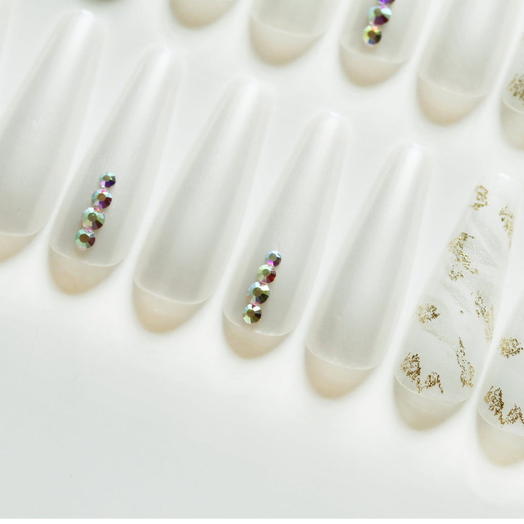 Finished Nail Beauty Long Ballet Nail Stickers 30 Pieces Delivery Tool For Free