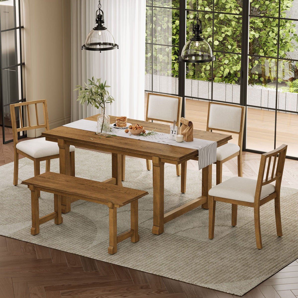 6 Piece Kitchen & Dining Room Furniture