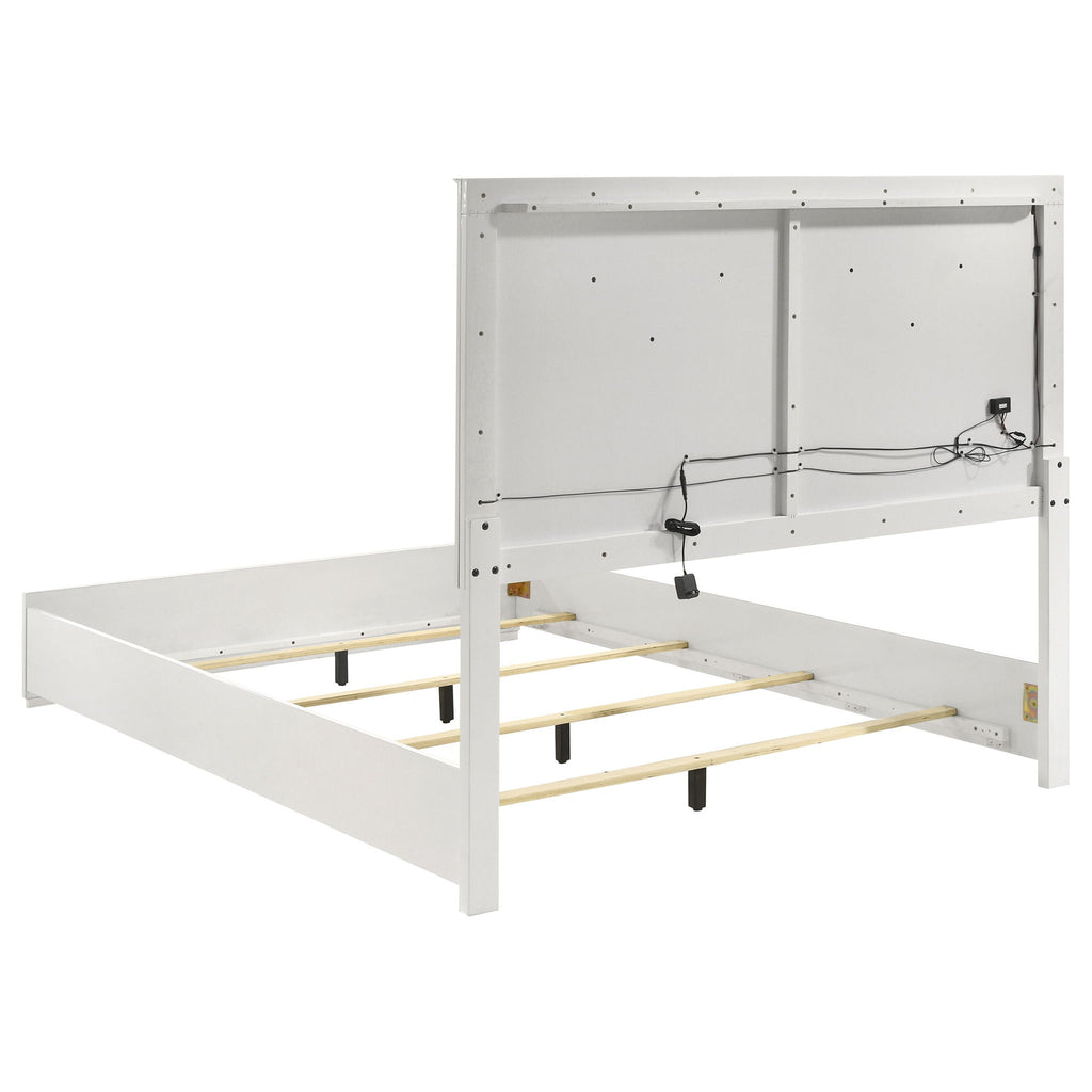 Pierce - 4 Piece Bedroom Set With LED Lighting
