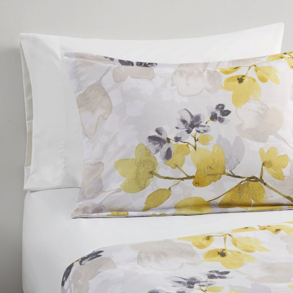 Comforter Set with Bed Sheets Yellow Full