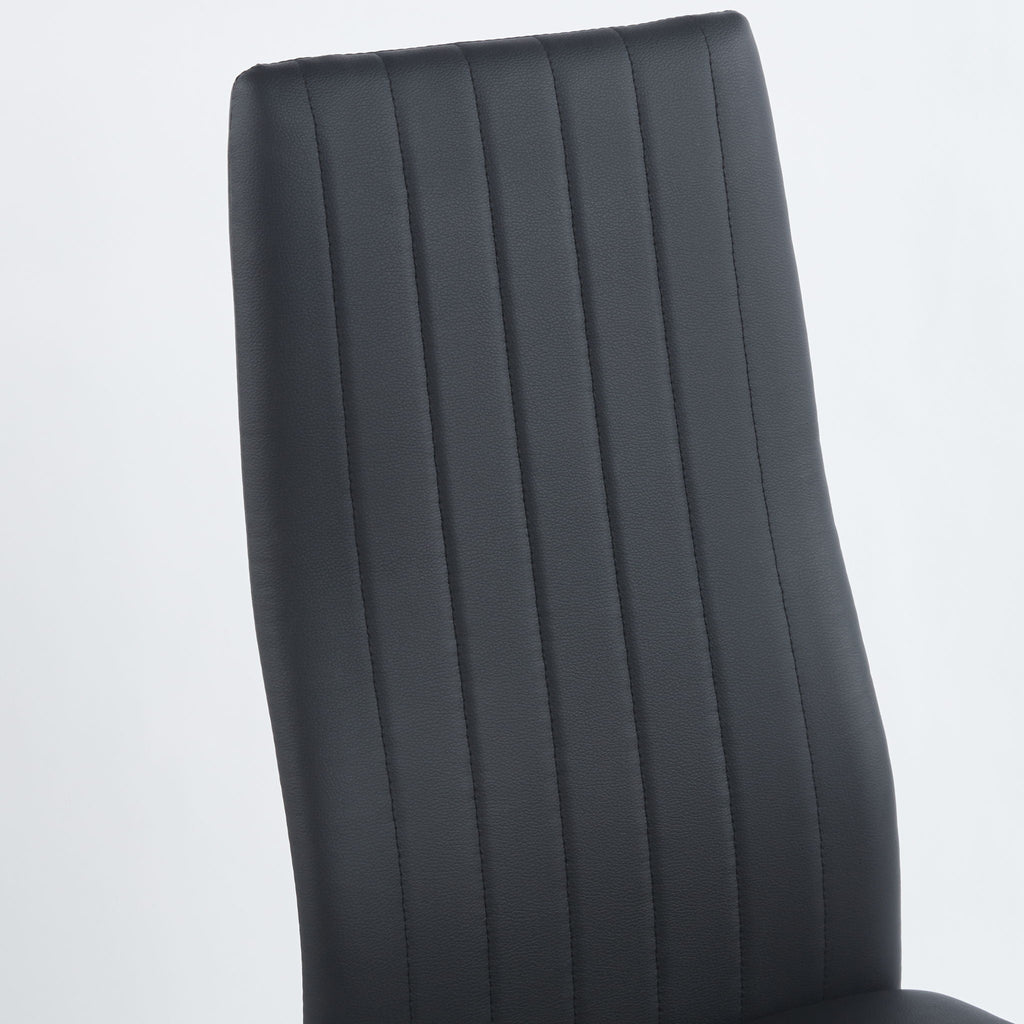 Dining Chair (Set of 4) - Golden Black