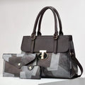 Fashionable New Contrast-color Patchwork Mother-and-child Bag