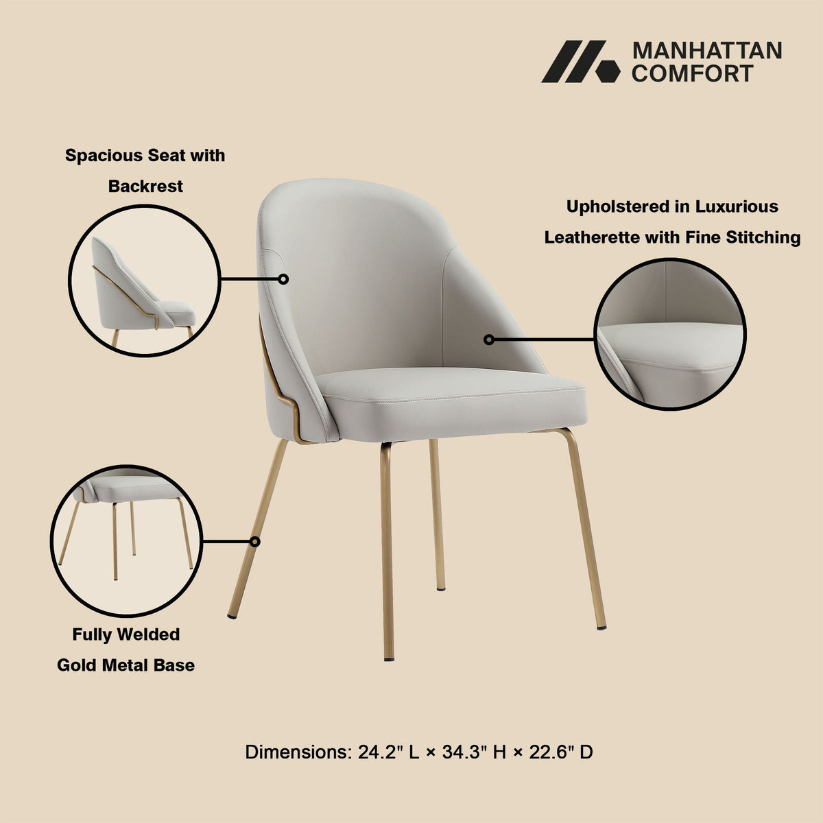 Gracie - Upholstered Dining Chair