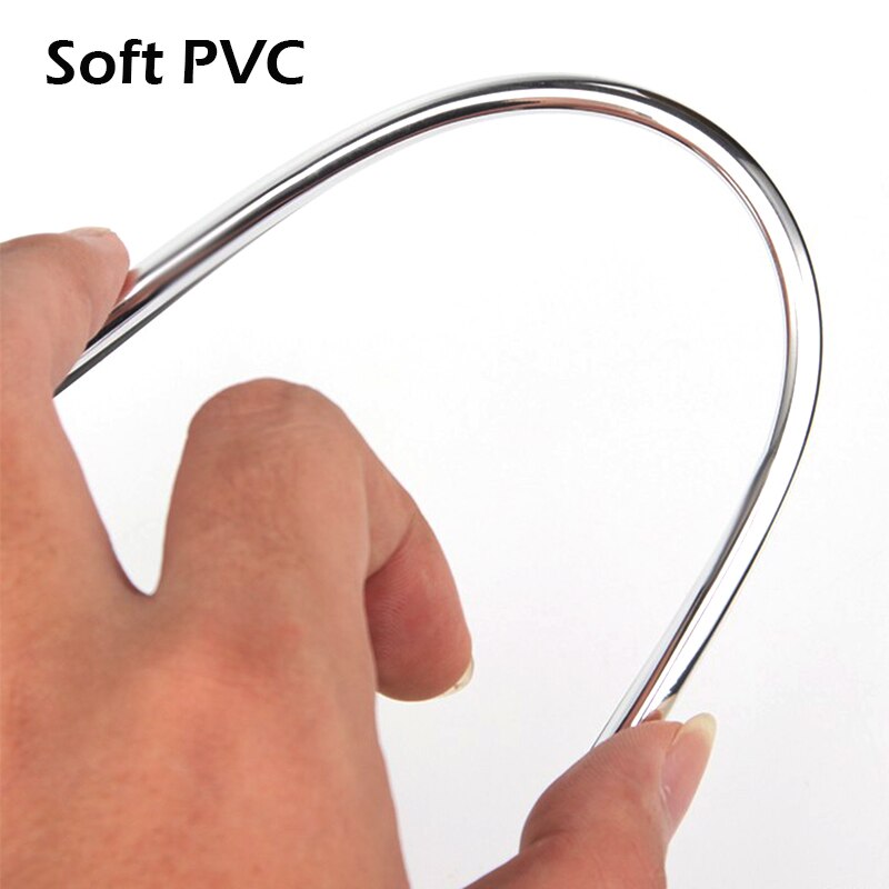 10pcs/lot Car-styling Plating Air Outlet Trim Strip Interior Air Vent Grille Switch Rim Trim Outlet Decoration Strip DIY