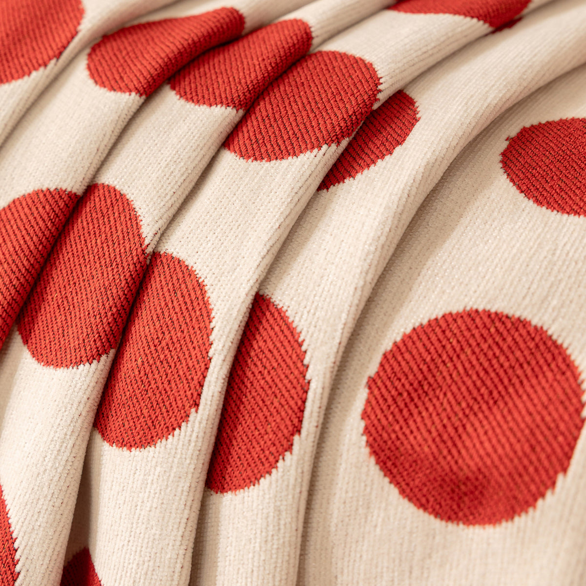 Chenille Polka Dot Sofa Cover Throw, Soft Thick Couch Cover Blanket Furniture Covers