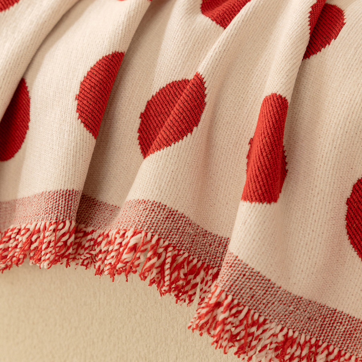 Chenille Polka Dot Sofa Cover Throw, Soft Thick Couch Cover Blanket Furniture Covers