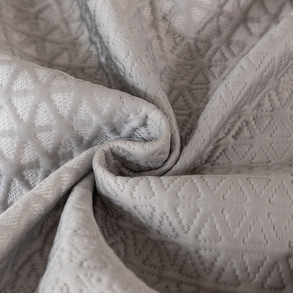 Cooling Ice Silk Sofa Throw Cover, Summer Diamond Textured Furniture Protector Blanket
