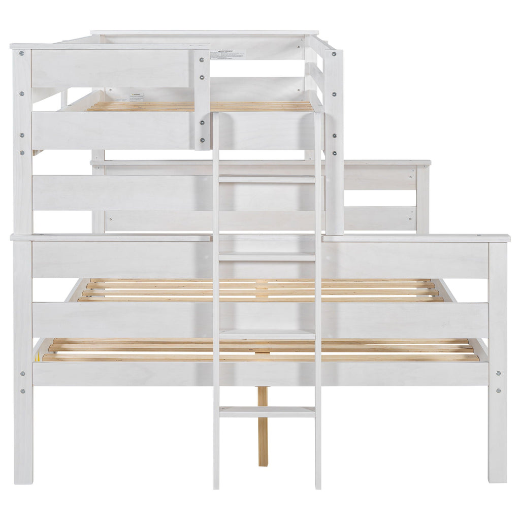 Detachable Design Bunk Bed With Ladder