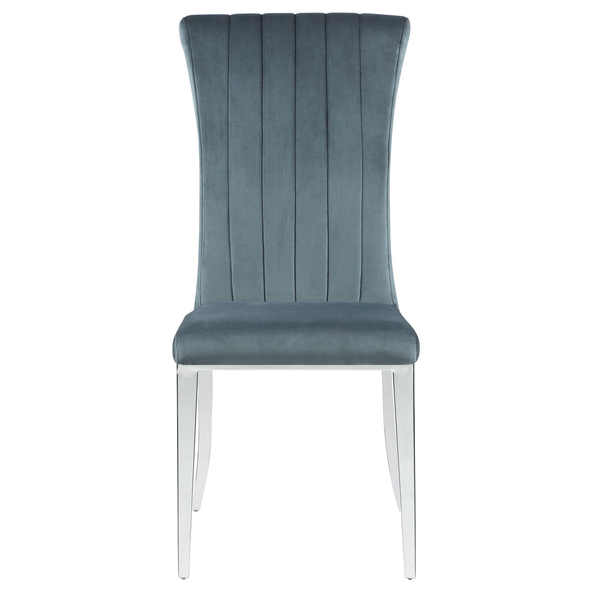 Tufted Side Upholstered Dining Chair (Set of 2) - Gray