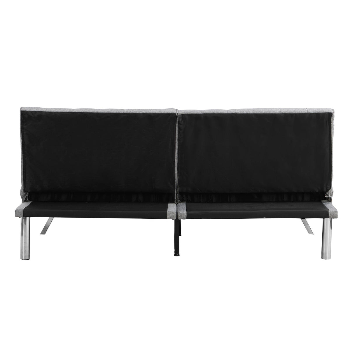 Modern Sofa Bed With Wood Frame And Stainless Legs