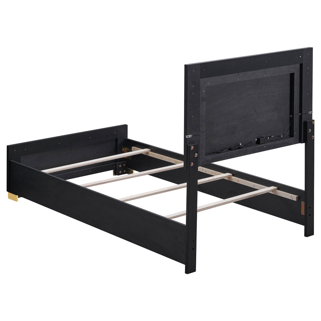 Jeremiah - LED Panel Bed With Touch Controlled Lighting