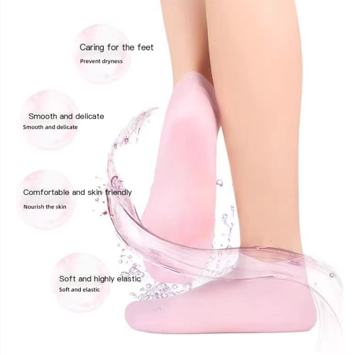 Silicone Moisturizing Gloves & Socks – Hydrating Hand Mask & Foot Socks