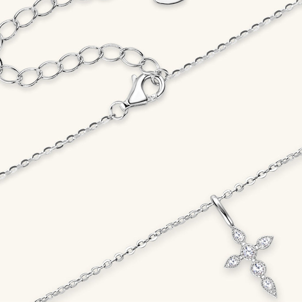 Sparkala™ Cross Pendant Necklace (18k Gold over Fine Sterling Silver)