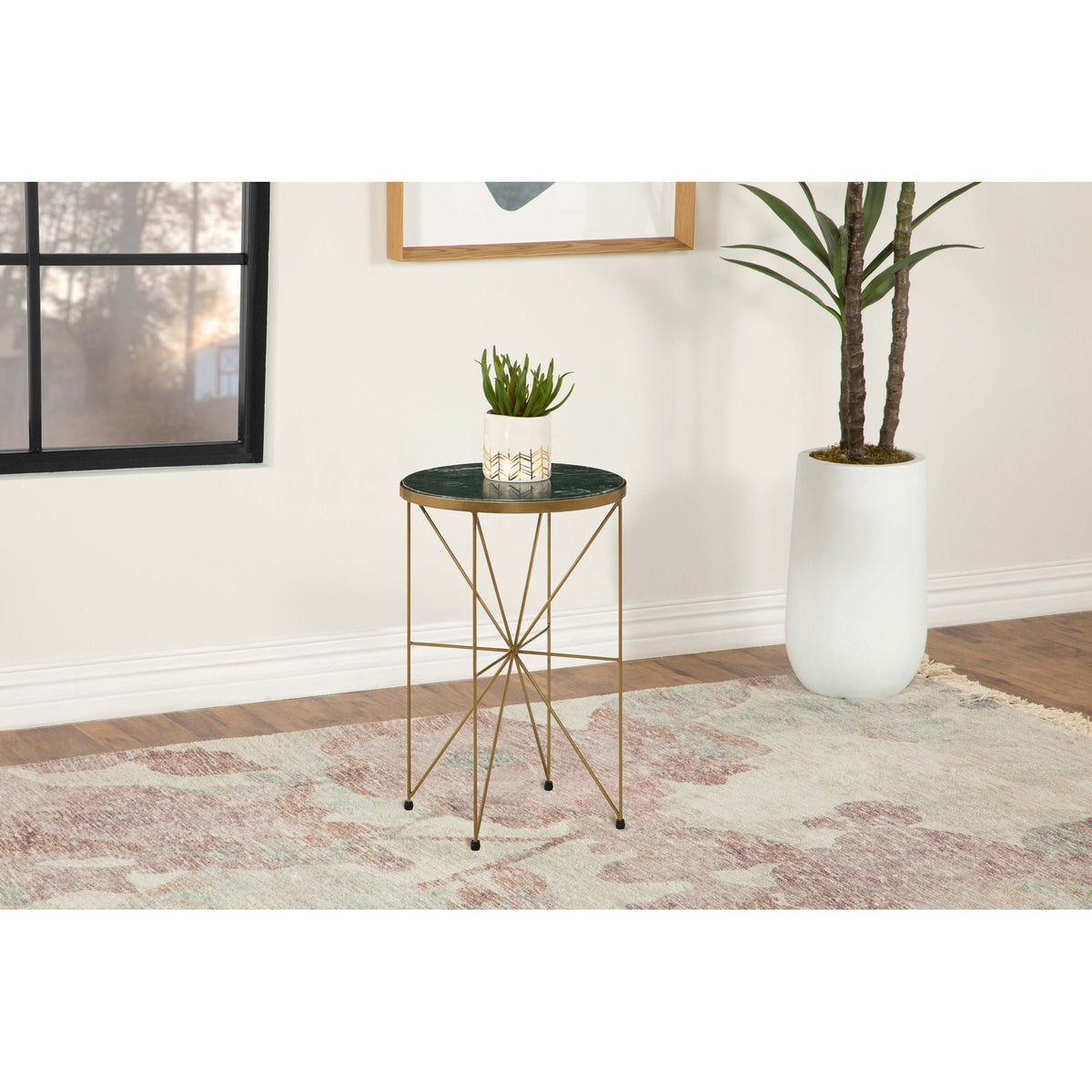 Sidney - Round Side Table - Green