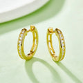 Sparkala™ 925 Sterling Silver Huggie Earrings