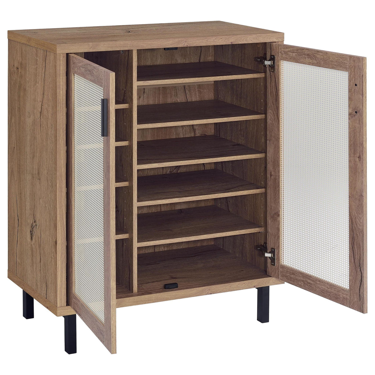 Stagg - 2 Door Shoe Storage Cabinet - Natural