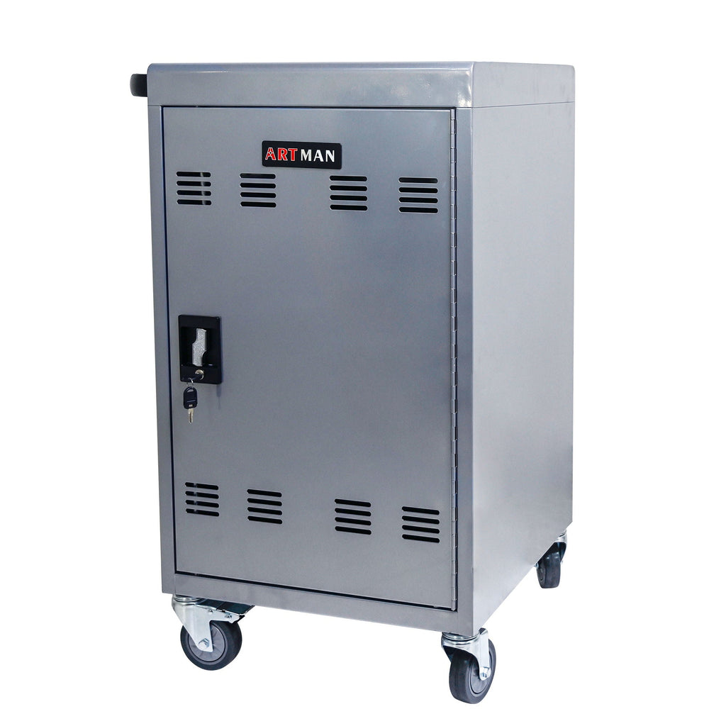 Mobile Charging Cart Station for Chromebook, Tablet and Laptop Computer with Power Strip Included